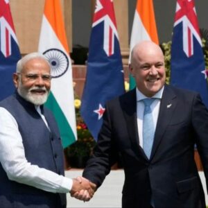 भारत-न्यूजीलैंड के बीच फ्री ट्रेड एग्रीमेंट साइन हुआ:अब सभी एक्सपोर्ट पर ड्यूटी जीरो हुई, 5000 भारतीयों को वर्किंग वीजा मिलेगा