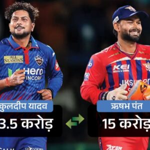 27 करोड़ के पंत 15 करोड़ में दिल्ली कैपिटल्स लौटे:13.50 करोड़ में कुलदीप लखनऊ में शामिल, दोनों टीमों के बीच ट्रेड हुआ