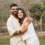 लंदन में फैमिली के साथ टाइम बिता रहीं अनुष्का शर्मा:पति विराट बेटे अकाय को कंधे पर उठाए नजर आए; रिलेक्स्ड अंदाज में दिखीं एक्ट्रेस